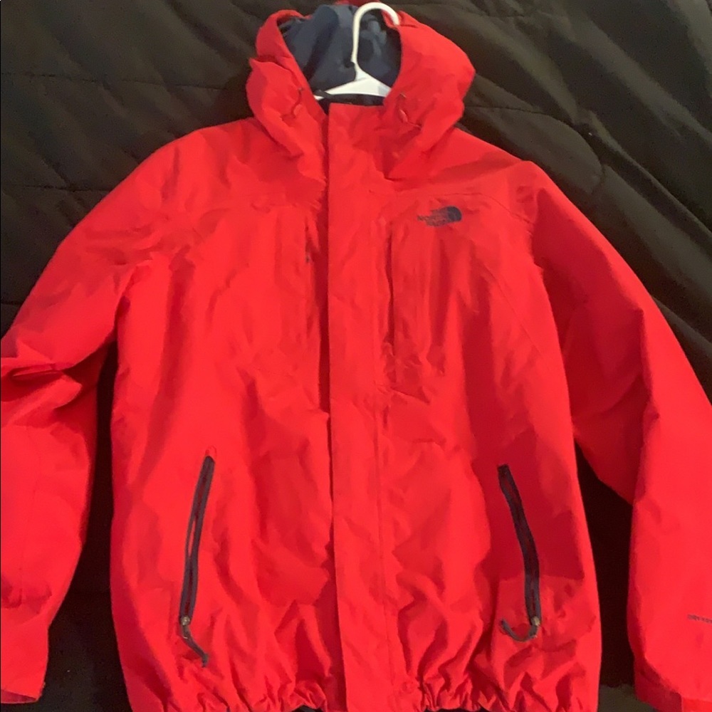 Windbreaker north face red